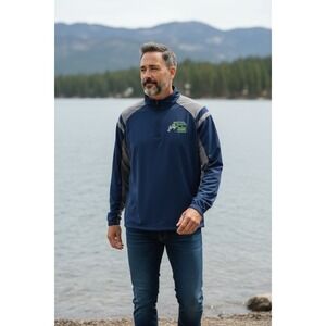 Augusta Mens Pullover Windbreaker Jacket Montana Cup Walleye‎ Tournament XL